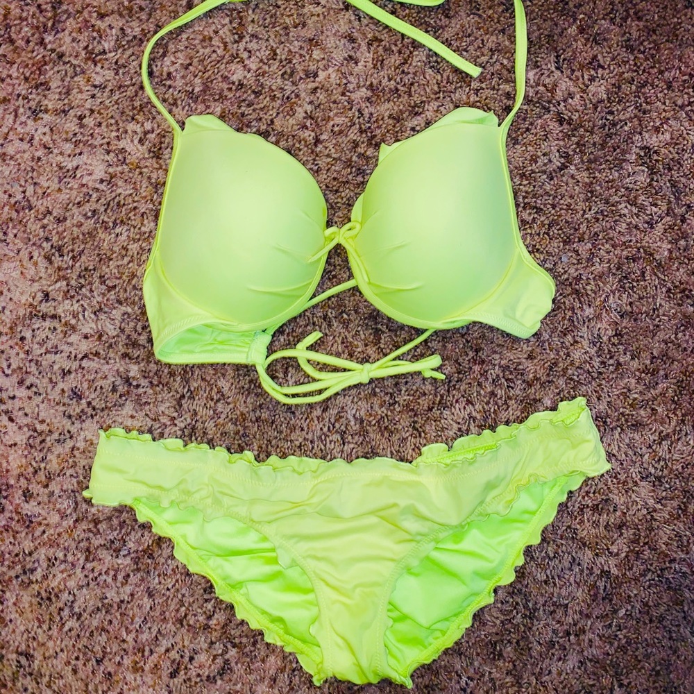 Victoria’s Secret Neon Yellow Bikini